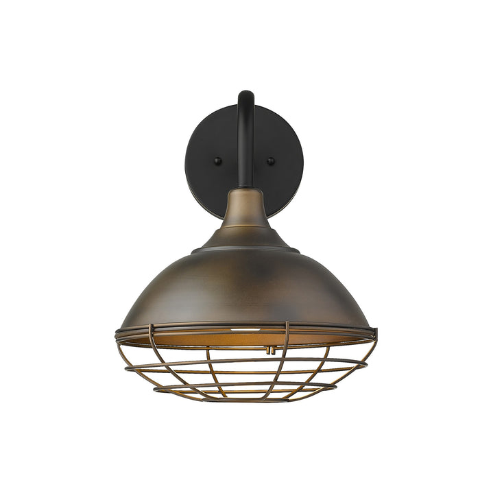 Bronze And Black Dimmable Outdoor Hanging Light With Bronze And Black Shades