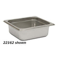 Browne 22164 Stainless Steel Steam Table Food Pan 1/6 Size 4″ Deep Case of 12 - Falcon Restaurant Supply - 1