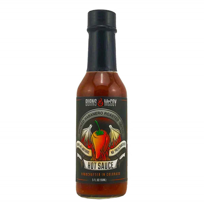 Burns & McCoy Smoked Habanero & Roasted Garlic Hot Sauce