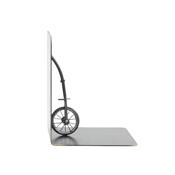 c1870 High Wheeler Bicycle Metal Decorative Bookends