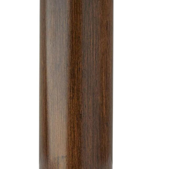Canopy Walnut Wood Block Table Lamp