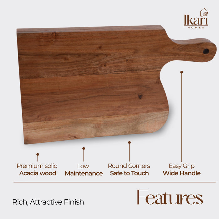 Chop Force Heavy Chopping Board - Washable with Acacia Wood