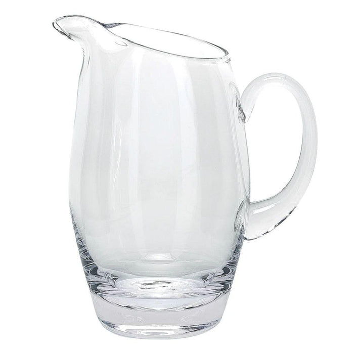Clear Crystal Glass Convex Curve Shape Stemless Pitcher