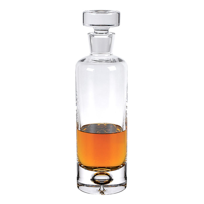 Clear Crystal Glass Round Bowl Stemless Decanter