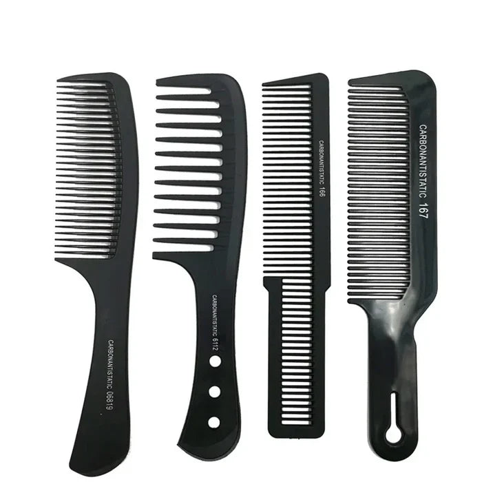 Comb Plastic Barber Comb Black Thickened Hair Cutting Comb Men's and Women's Styling Tools