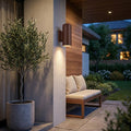 Copper Dimmable Outdoor Hanging Light With Copper Shades