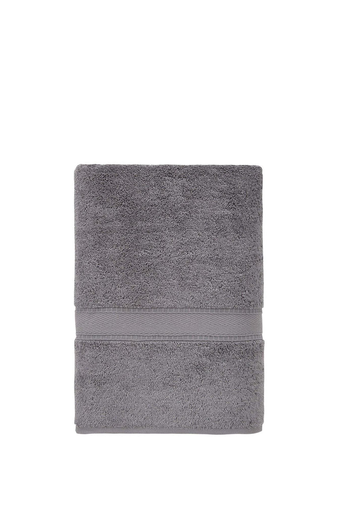 Dark Gray Turkish Cotton 27" X 54" Bath Towel