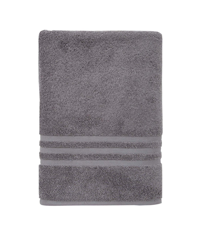 Dark Gray Turkish Cotton 27" X 54" Bath Towel