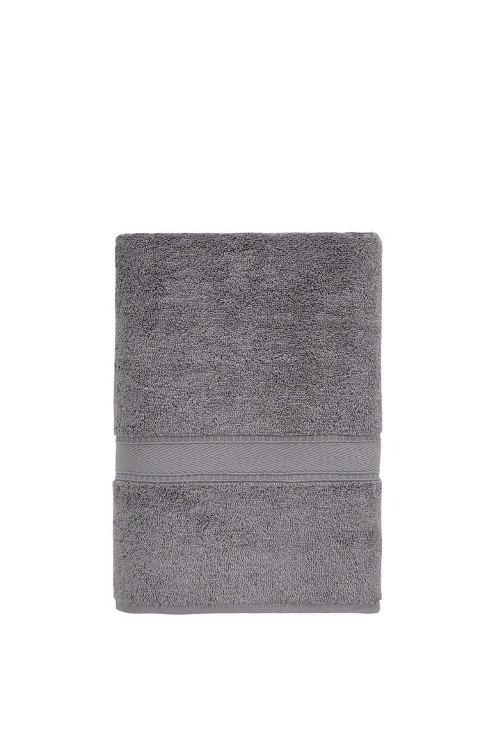 Dark Gray Turkish Cotton 27" X 54" Bath Towel
