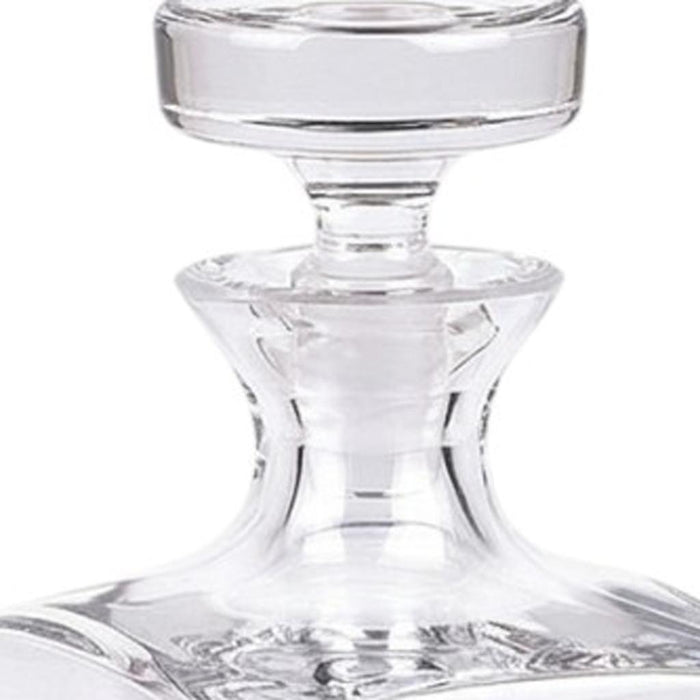 European Mouth Blown Lead Free Crystal Liquor Decanter