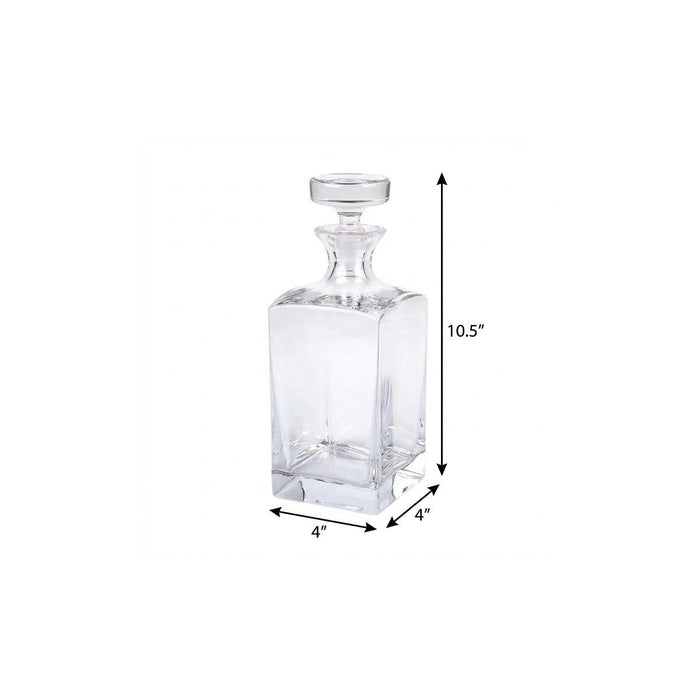 European Mouth Blown Lead Free Crystal Liquor Decanter