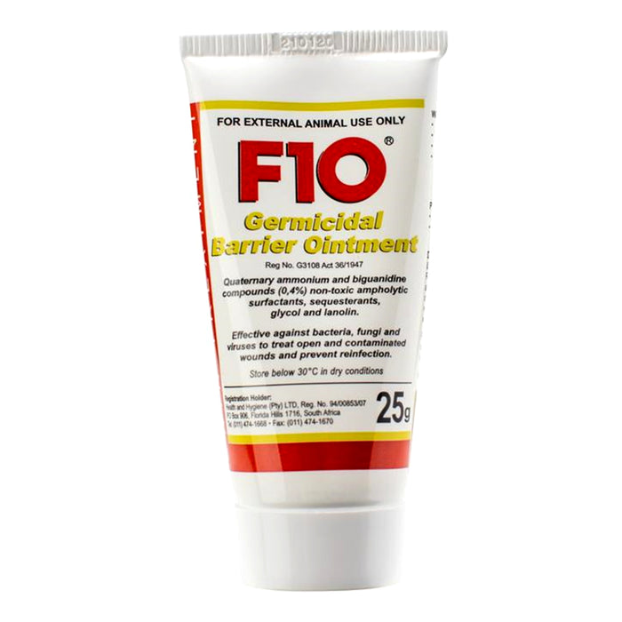 F10 Germicidal Barrier Ointment tube, 25g