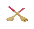 Albert L. Fuchsia Large Salad Server Set