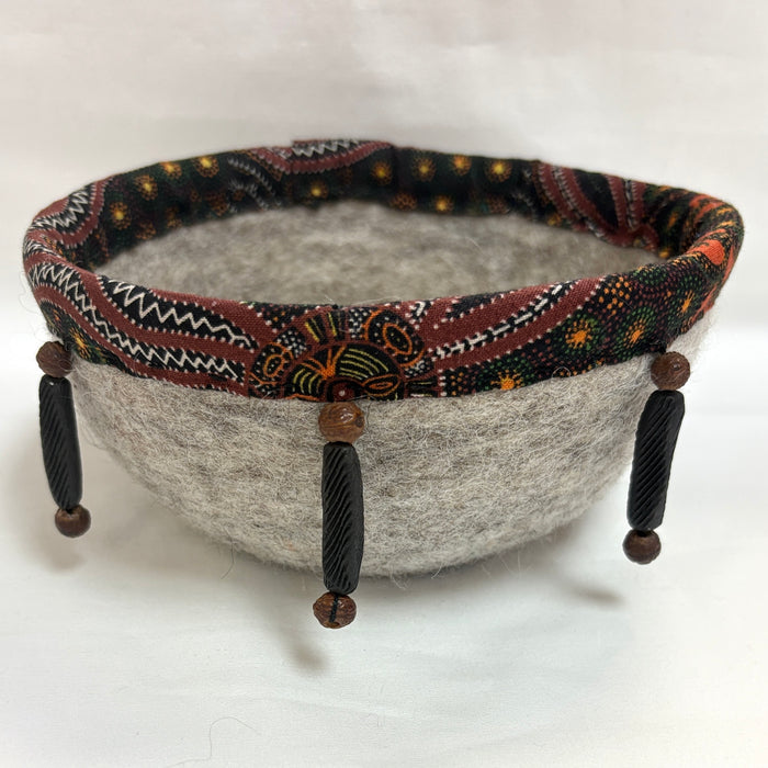 Fuschia Small Wool Bowl