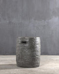 GFRC Χαμηλό Σκαμπώ Τραπεζάκι από Fiberglass & Τσιμεντοκονία Aldin 38x45cm