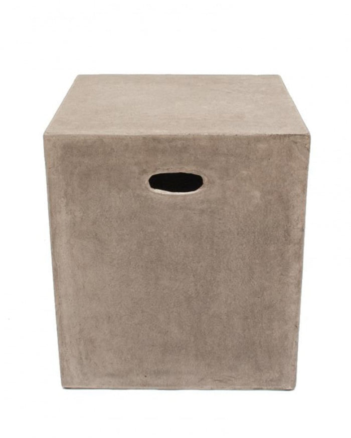 GRC Τετράγωνο Σκαμπώ Τραπεζάκι Phoenix 40x40x45cm