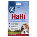 HALTI Optifit Headcollar packaging, medium size, showing a spaniel wearing the head collar
