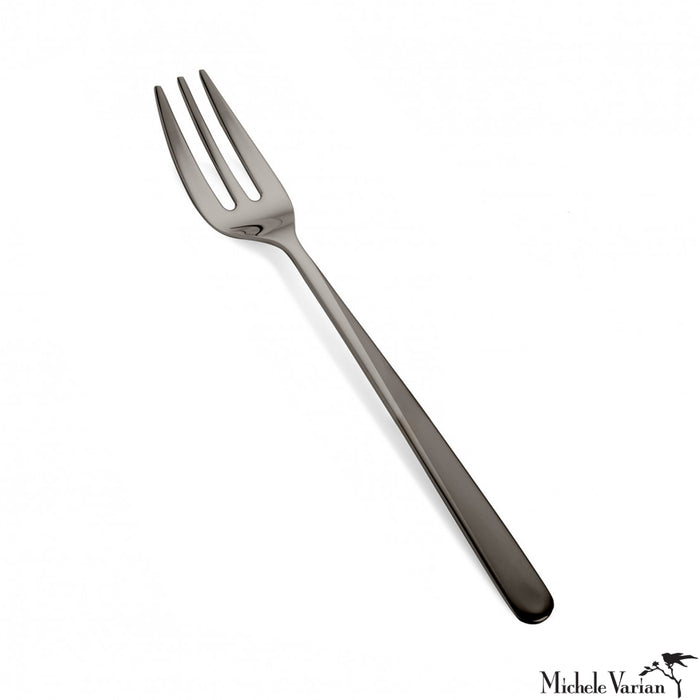 Hematite Black Serving Fork
