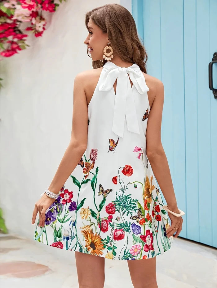 Holiday Style Sleeveless Dress