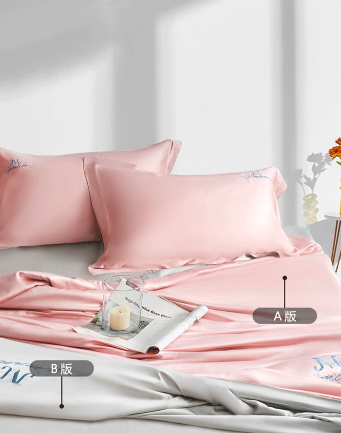 Ice-soft and nude four-piece set