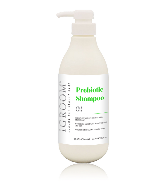 iGroom Prebiotic Shampoo pump bottle, 400ml