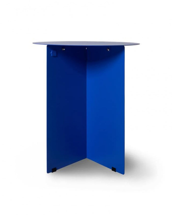 Βοηθητικό Μπλε Μεταλλικό Τραπεζάκι Indigo 40x40x45cm