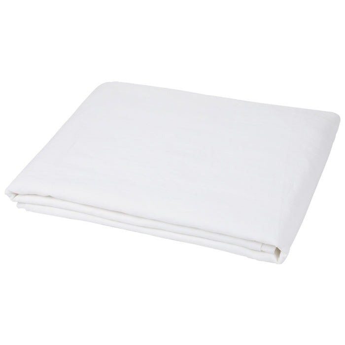 Ivory Linen King Flat Sheet
