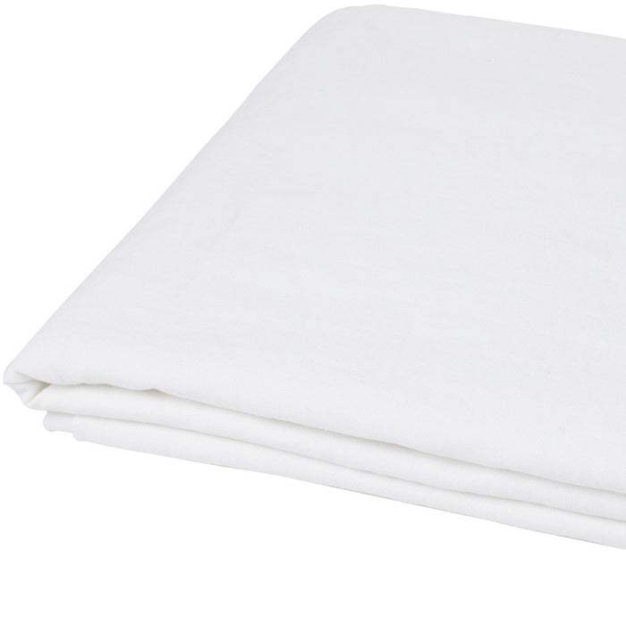 Ivory Linen King Flat Sheet