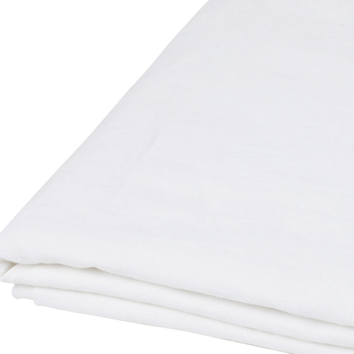 Ivory Linen King Flat Sheet
