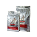 2.5kg and 13kg bags of LifeWise Biotic Liver adult dog food with chicken