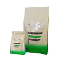 Small and large bags of LifeWise grain-free Chicken adult dog food side by side, 2.5kg and 18kg