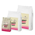 Three sizes of LifeWise grain-free Fish adult cat food bags: 2.5kg, 9kg and 18kg
