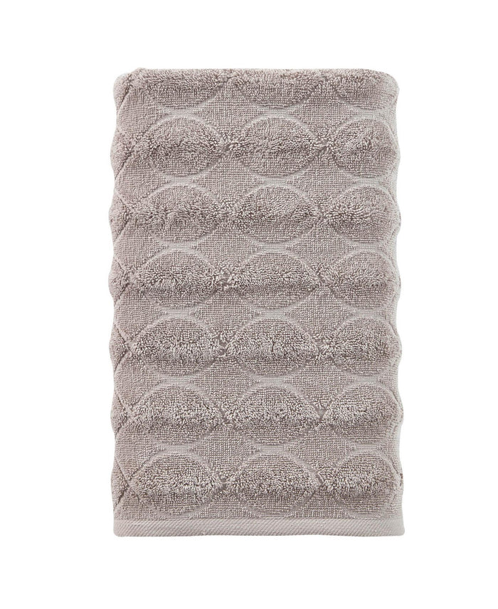 Light Brown Jacquard Turkish Cotton 27" X 54" Bath Towel