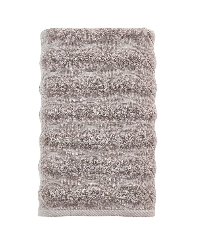 Light Brown Jacquard Turkish Cotton 27" X 54" Bath Towel