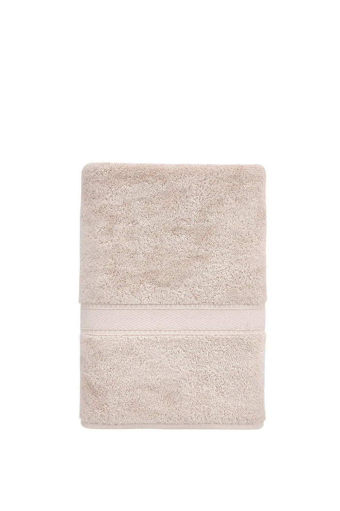 Light Brown Turkish Cotton 27" X 54" Bath Towel