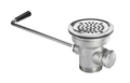 Like New Krowne 22 - 204 Twist Valve w/ 1 1/4" Overflow Outlet, 3 1/2" Sink Opening - Falcon Restaurant Supply - 1
