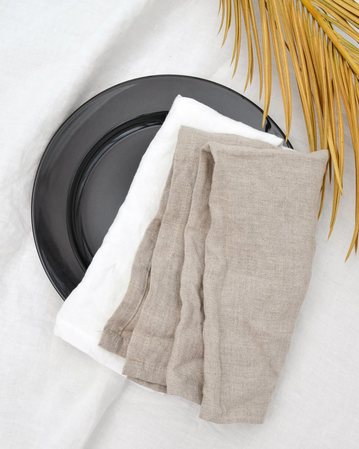 Επαγγελματική Λινή Πετσέτα Φαγητού Linari Off White