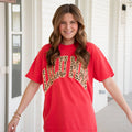 Lulu Mac|Paprika Leopard Tee