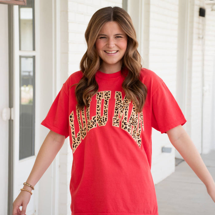 Lulu Mac|Paprika Leopard Tee