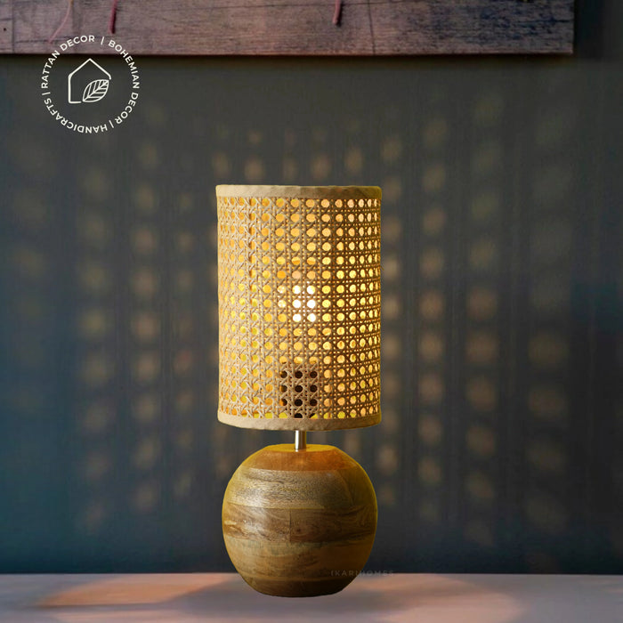 Lumi Rattan Table Lamp