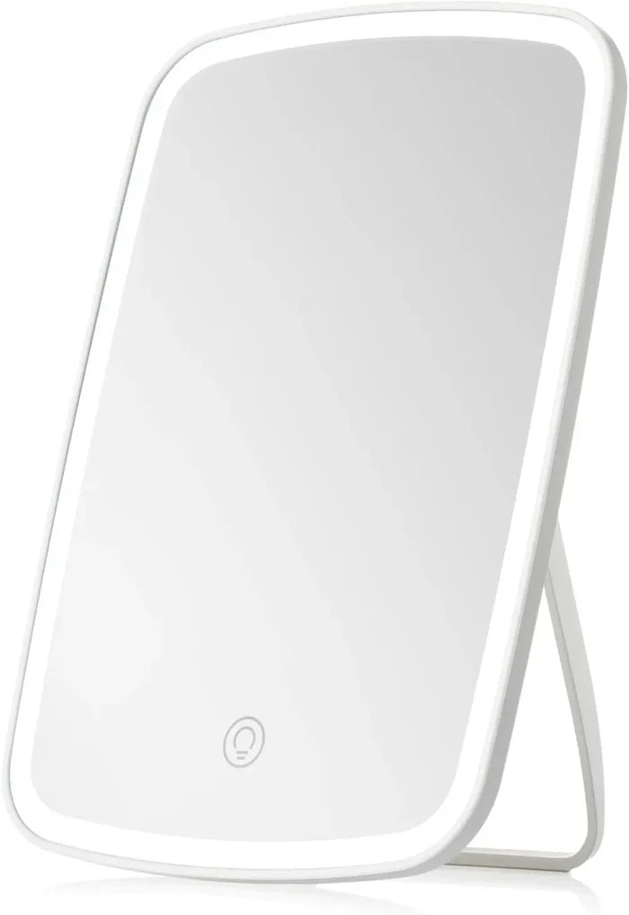 Makeup Mirror Touch Screen Vanity Mirror with LED Brightness Adjustable Portable USB Rechargeable