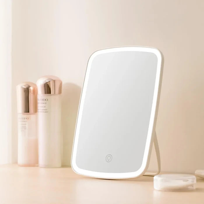 Makeup Mirror Touch Screen Vanity Mirror with LED Brightness Adjustable Portable USB Rechargeable