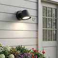 Matte Black LED Short Cone Wall Light
