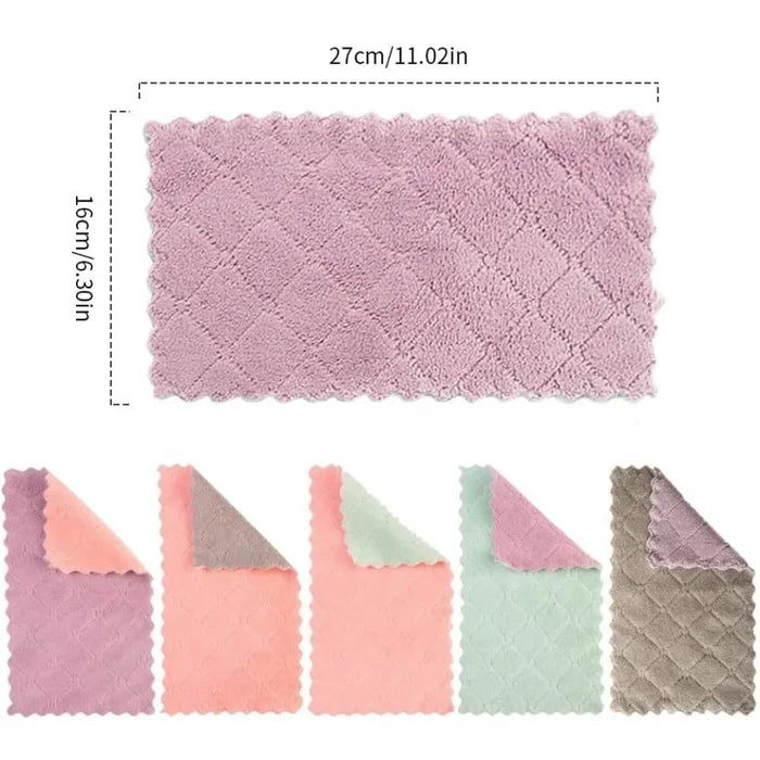 Microfiber Cleaning Cloth Set，All-Purpose Softer Highly AbsorbentReusable Dish Towels kitchen towel  kitchen towels