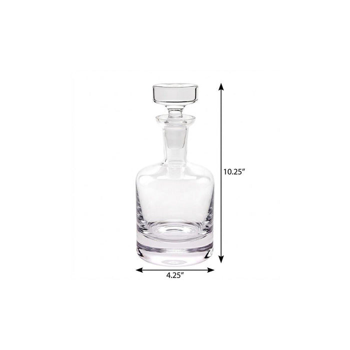 Mouth Blown European Crystal Decanter 28 Oz