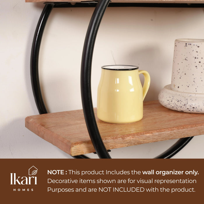 Natural Aura Display Wall Rack