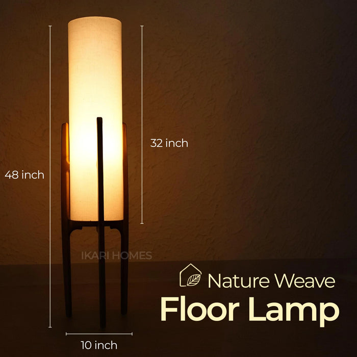 Nature Weave Floor Lamp