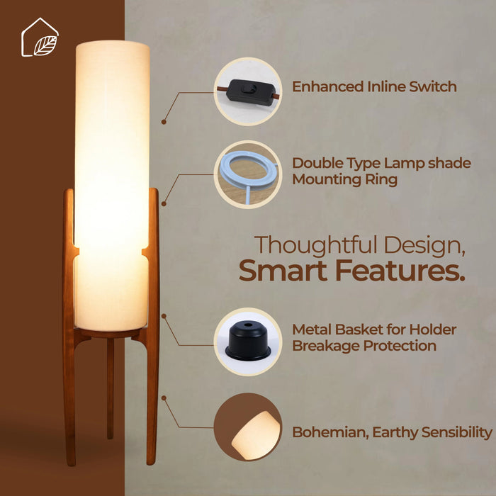 Nature Weave Floor Lamp