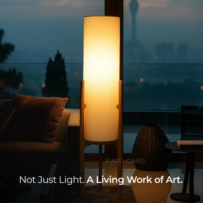Nature Weave Floor Lamp