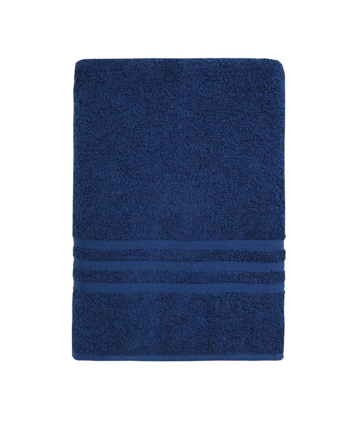 Navy Blue Turkish Cotton 27" X 54" Bath Towel